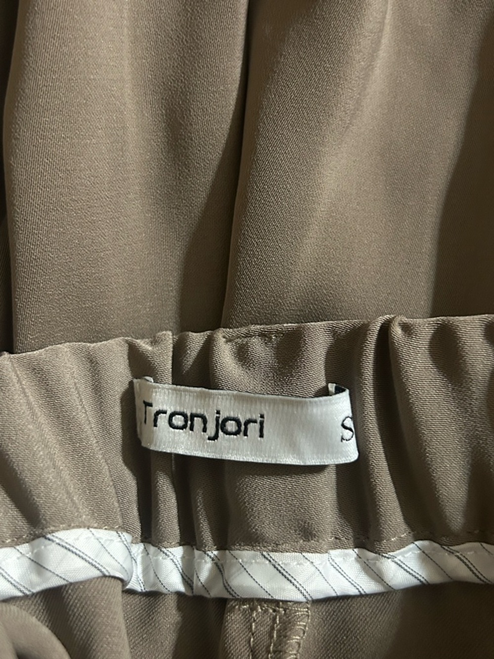 Tran Jori High-Rise Wide Leg Pants in Mocha - Picture 3 of 4
